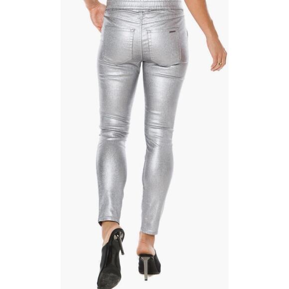 Juicy Couture Vintage Inspired High Waist Silver Relaxed Jogger - Picture 2 of 3